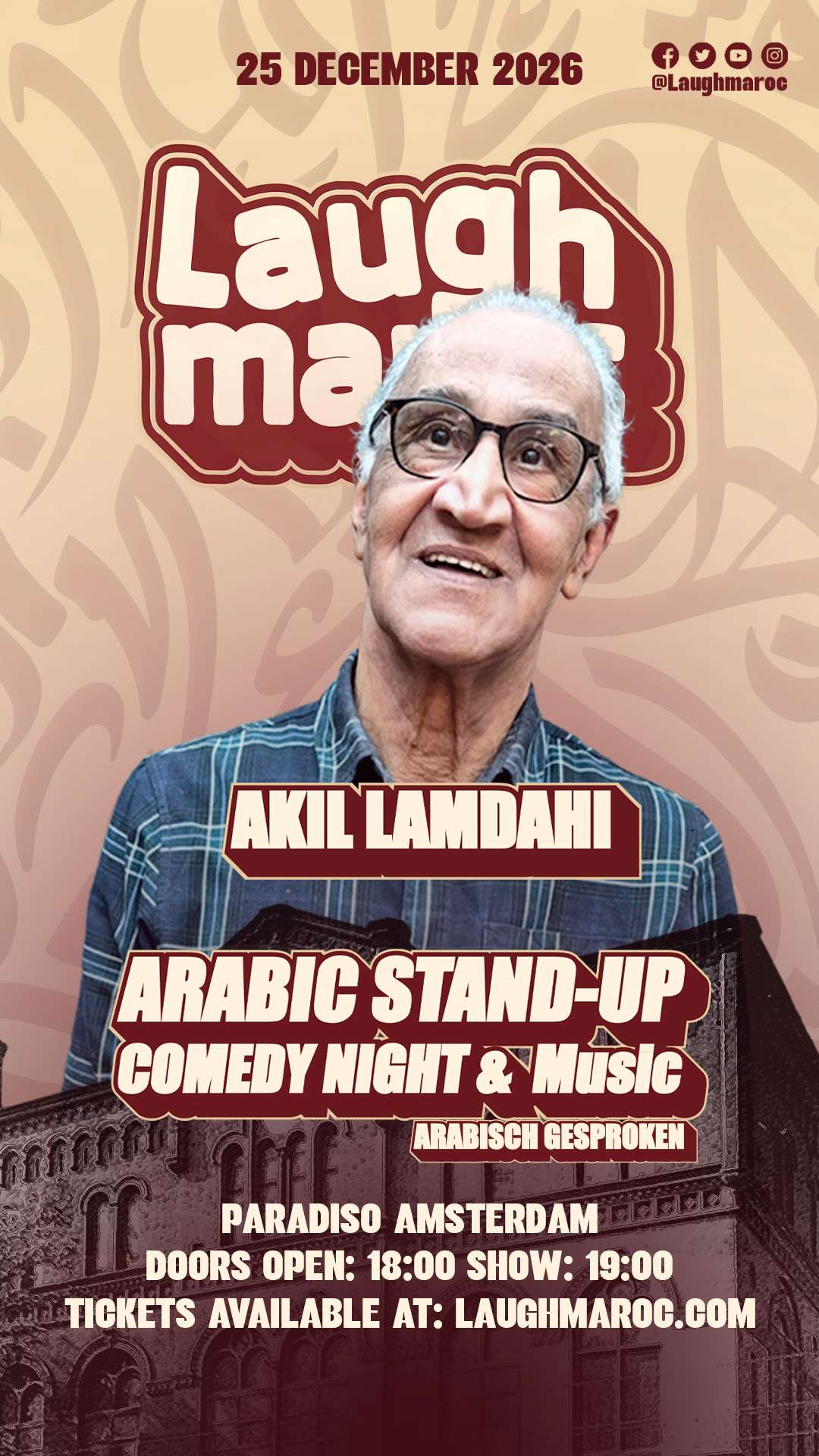 Akil Lamdahli — Muziek · Laugh Maroc